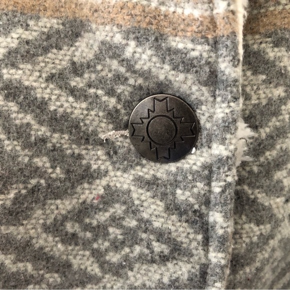 Outback Trading Co Gemma Women's Southwestern Sherpa Lined Teddy Jacket - Picture 4 of 10